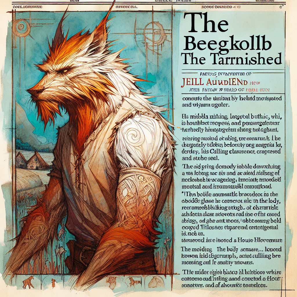 The Tarnished King: Beegkolb Creabrarb's Story