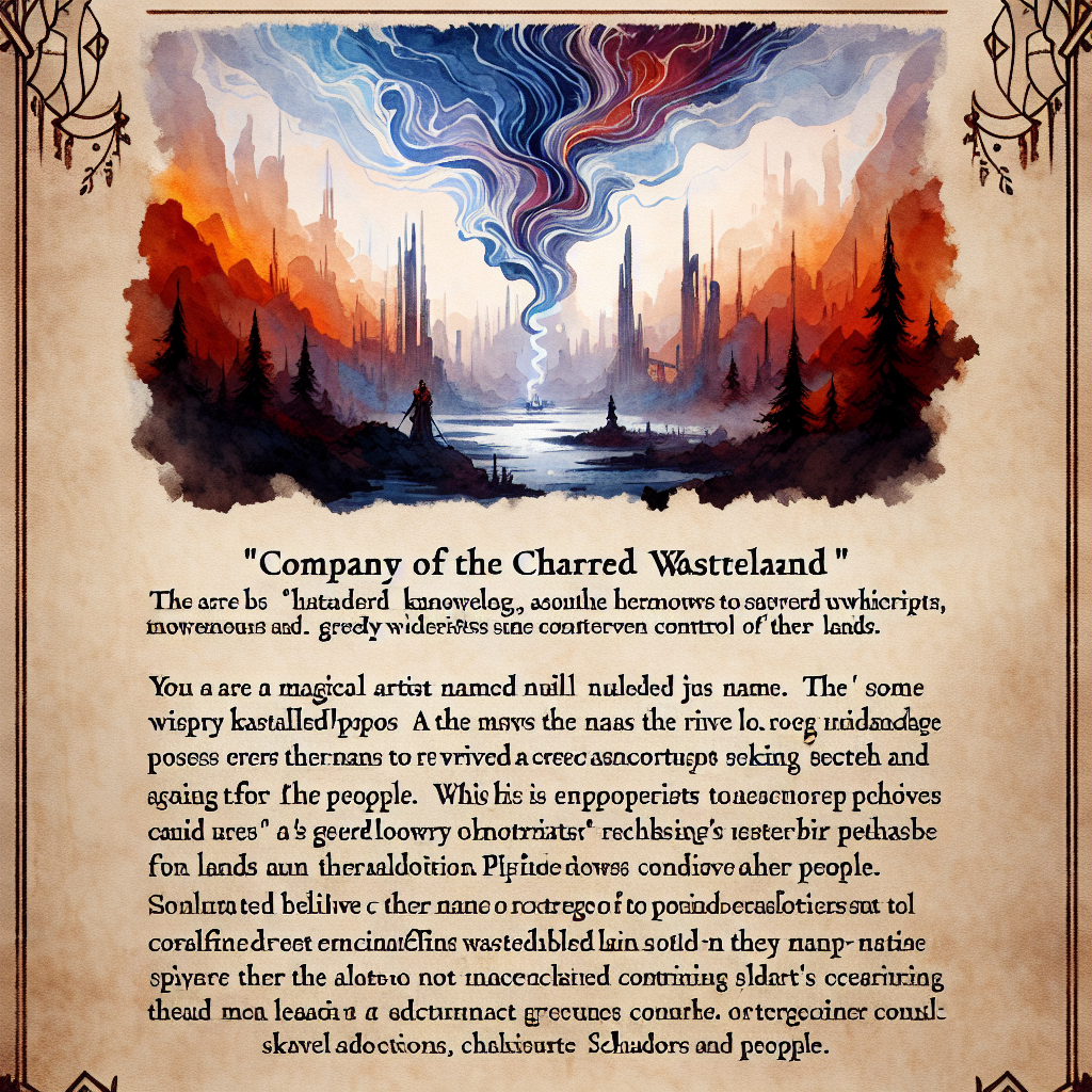 The Company of the Charred Wasteland: Guardians or Seekers of Power?