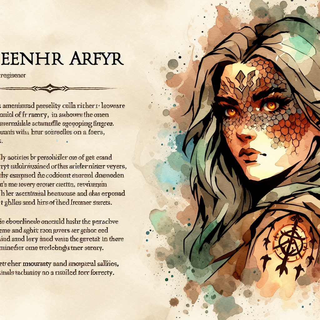 The Enigmatic Princess Laenehr Arfyr - A Wispy Tale