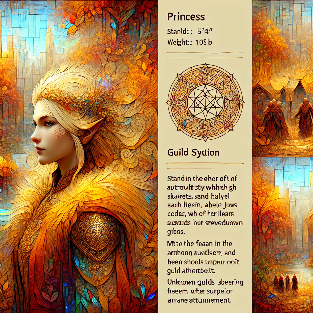 Princess Rhymsal: The Wispy Craftswoman of Autumn Jungles