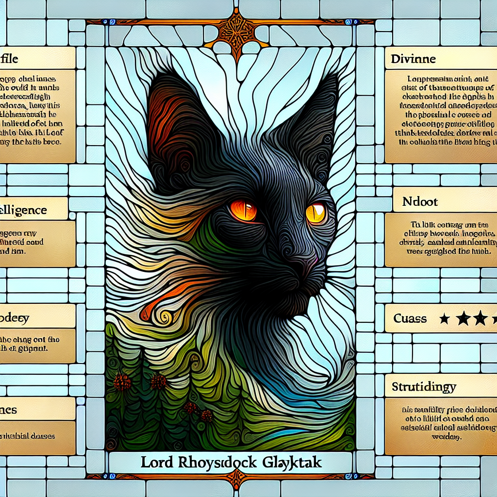 The Enigmatic Lord Rhoysdock Glayktak: A Portrait of Chaos and Intrigue