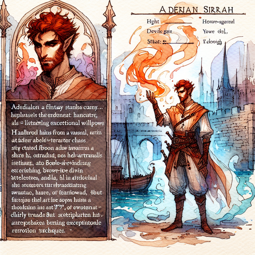 The Enigmatic Prince: Adenial Sirah