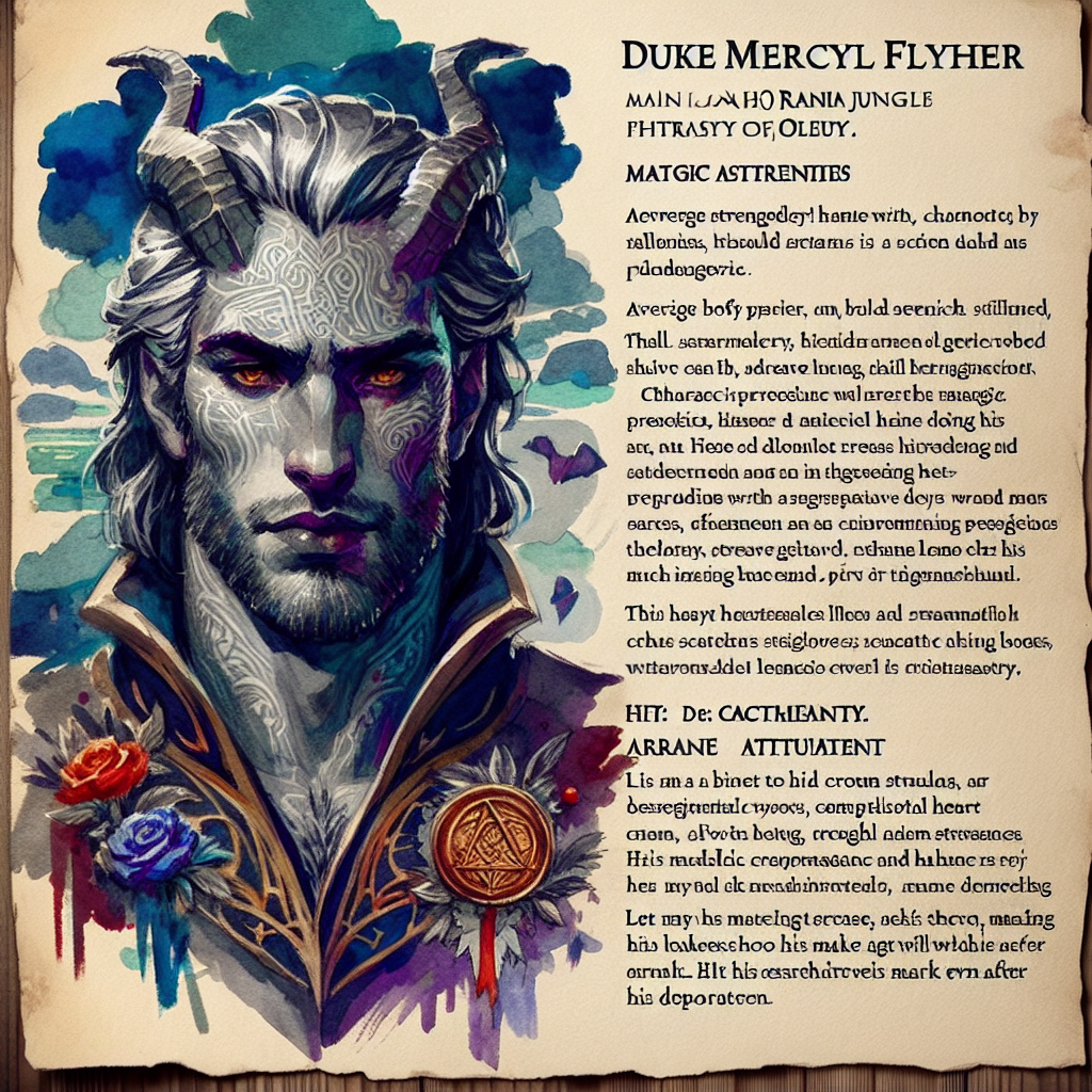 Duke Mercyl Flynehr: A Serf's Son of Rania Jungle