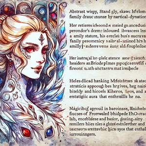 The Enigmatic Baroness Meryl Hyacin of Bhidwealde