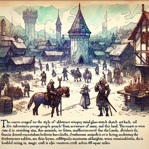 The Vibrant Town of Caegarde: A Melting Pot of Culture and Commerce