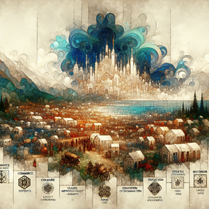 Exploring the Mystical Dawnwood: A Glimpse into a Thriving Fantasy Location