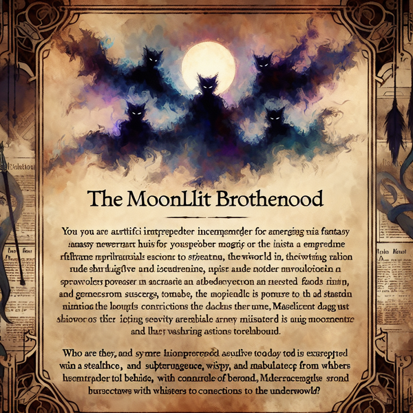 The Enigmatic Shadows: A Closer Look at the Moonlit Brotherhood