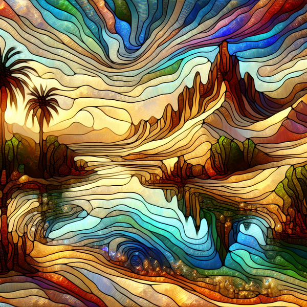 Mystical Oasis of Emberglow