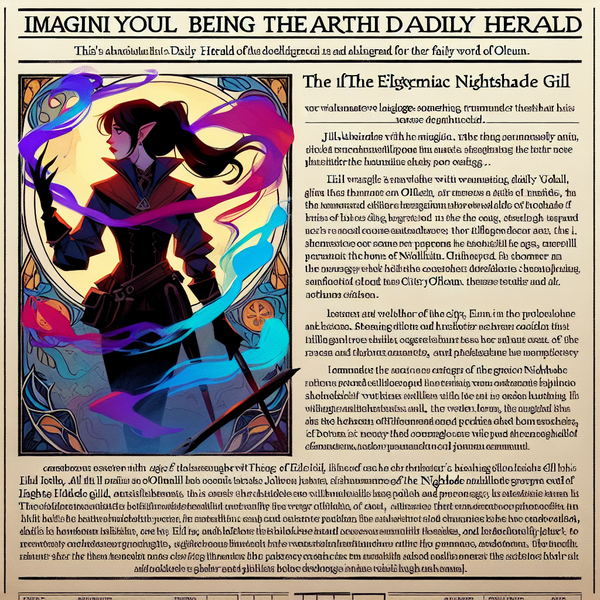 The Enigmatic Shadows: Unveiling the Secrets of the Nightshade Guild