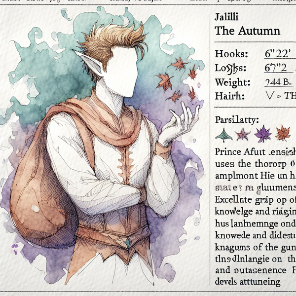 Prince Afuut Nesishal: The Autumn of Maplemont