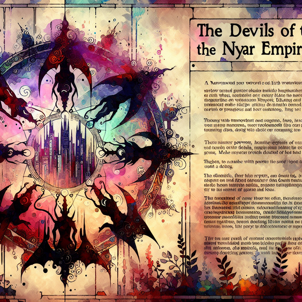 The Enigmatic Devils of the Nyar Empire