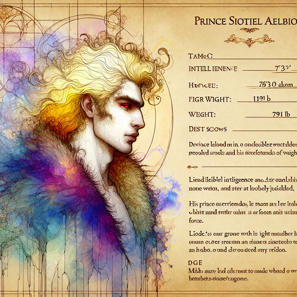 The Enigmatic Prince: Siotyel the Ivory