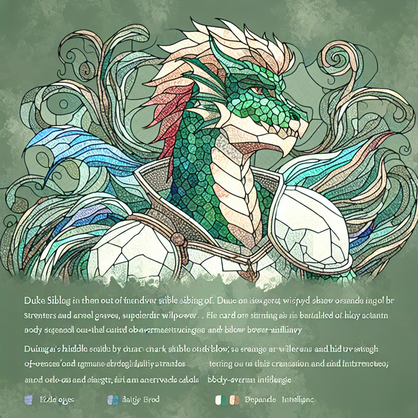 Duke Sarbles the Green: A Knightly Tale